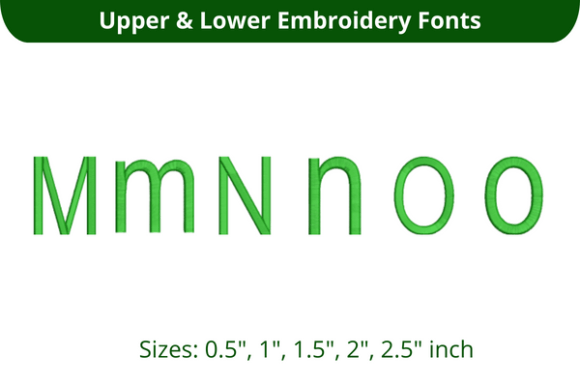Arial Narrow Font MNO for Embroidery