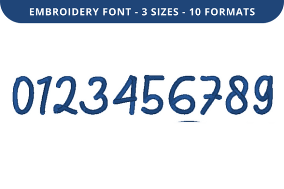 Atilla the Hug Font 0 to 9: A Versatile Embroidery Solution