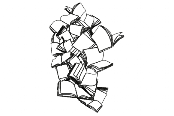 Books Line – A Beautiful Embroidery Design for Every Creative Mind