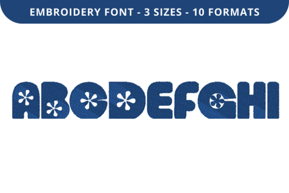 Daisy Font a to I: A Versatile Embroidery Solution for Personalized Creations