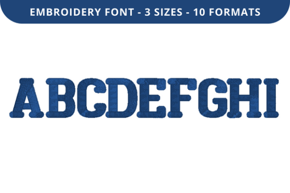 Do Not Enter Font a to I: A Creative Tool for Personalized Embroidery