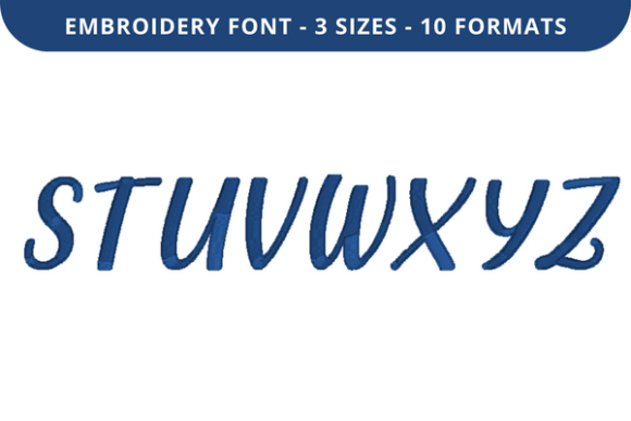 Fornever Font S to Z: Elegant Embroidery Made Easy