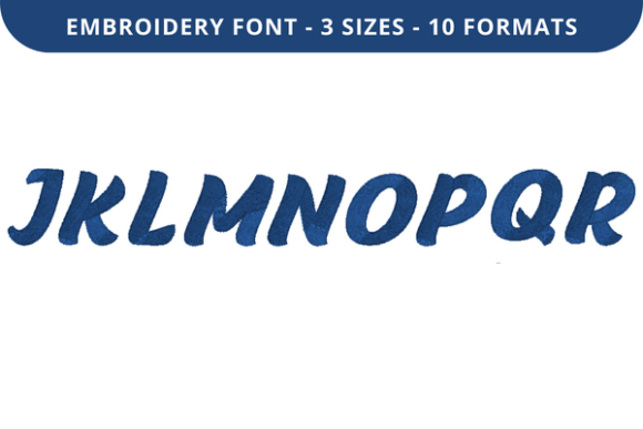 It Happens Font J to R: A Creative Embroidery Solution