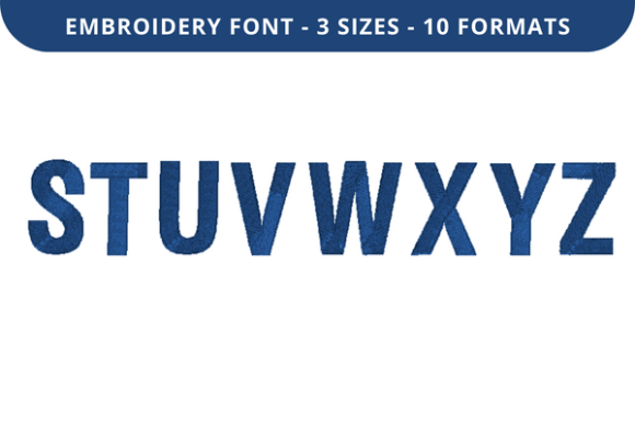 Jim Big Font S to Z: A Versatile Embroidery Solution for Personalized Creations