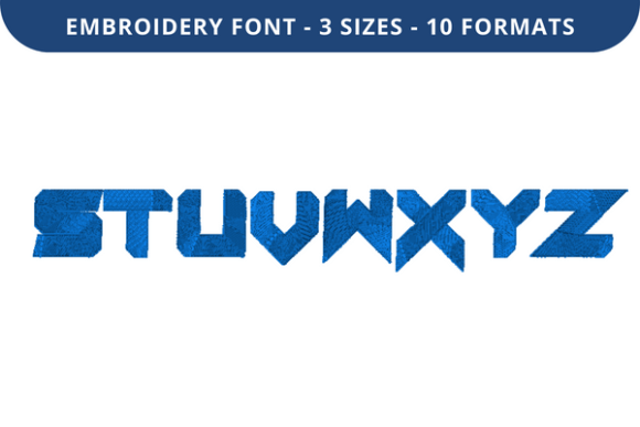 Metal Dude Font S to Z: A Versatile Embroidery Font for All