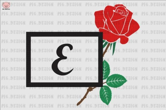 Rose Font E: The Perfect Embroidery Design for Every Project