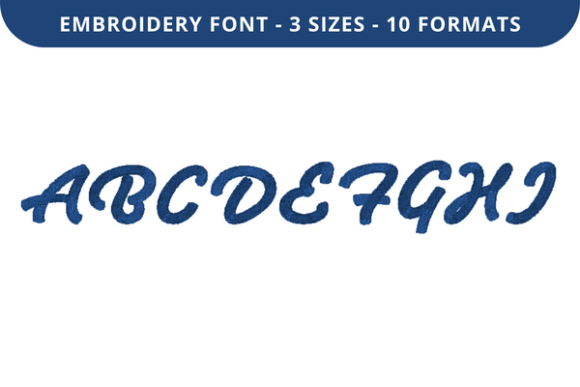 Yiddy Font a to I: A Versatile Embroidery Font for Personalized Creations